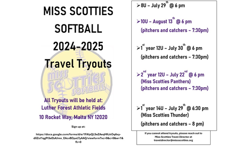 '24-'25 Travel Tryouts!